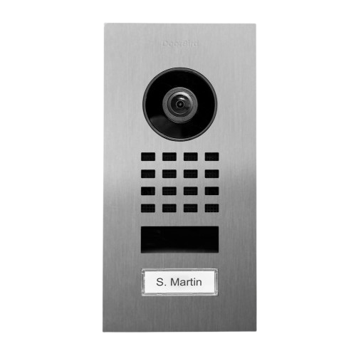 Interphone vidéo IP D1101V - encastrable, 1 bouton, Wi-Fi - 26 versions