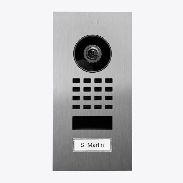 Interphone vidéo IP D1101V - encastrable, 1 bouton, Wi-Fi - 26 versions