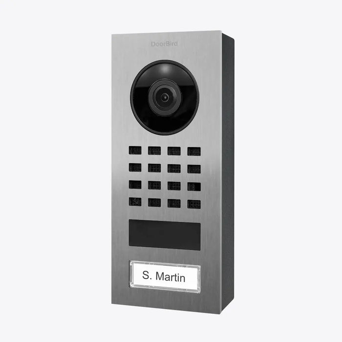 Interphone vidéo IP D1101V - montage en saillie, 1 bouton, Wi-Fi-26 versions