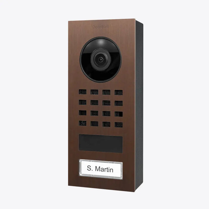 Interphone vidéo IP D1101V - montage en saillie, 1 bouton, Wi-Fi-26 versions