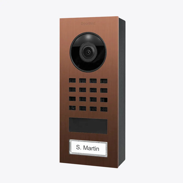 Interphone vidéo IP D1101V - montage en saillie, 1 bouton, Wi-Fi-26 versions