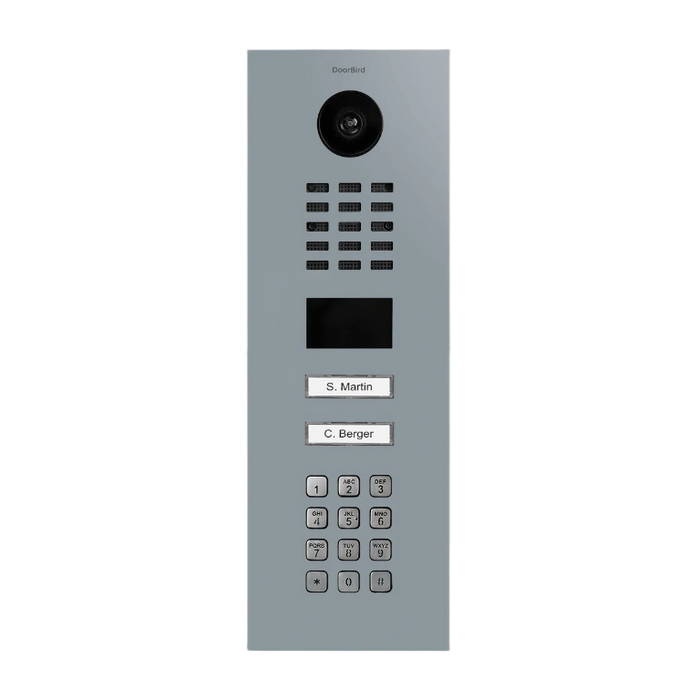 IP Video dverová stanica D2102KV, 2 tlačidlá, klávesnica - 58 prevedení