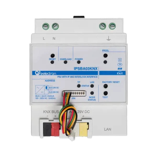 IPSBA03KNX KNX Secure zdroj 640mA s IP rozhraním a SALTO