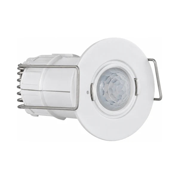 PD00M01KNX KNX Secure detektor prítomnosti MicroFL, biely – bočný pohľad