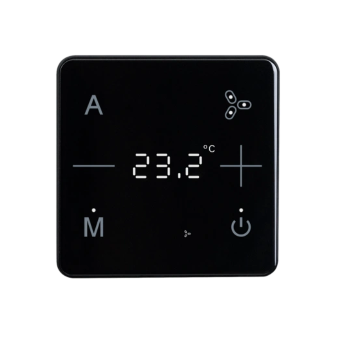 eTR 103 AC KNX sec Regulátor izbovej teploty so senzorom teploty pre klimatizáciu