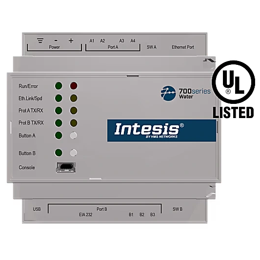 IN790NIB100A000 KNX und BACnet Gateway für NIBE Wärmepumpen, bis zu 5 Einheiten / 100 Anschlüsse