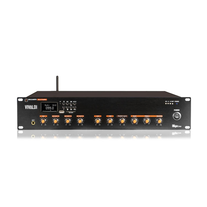 Ulisse MA5240BTK – Einzelzonen Verstärker-Mixer mit Player 240 W