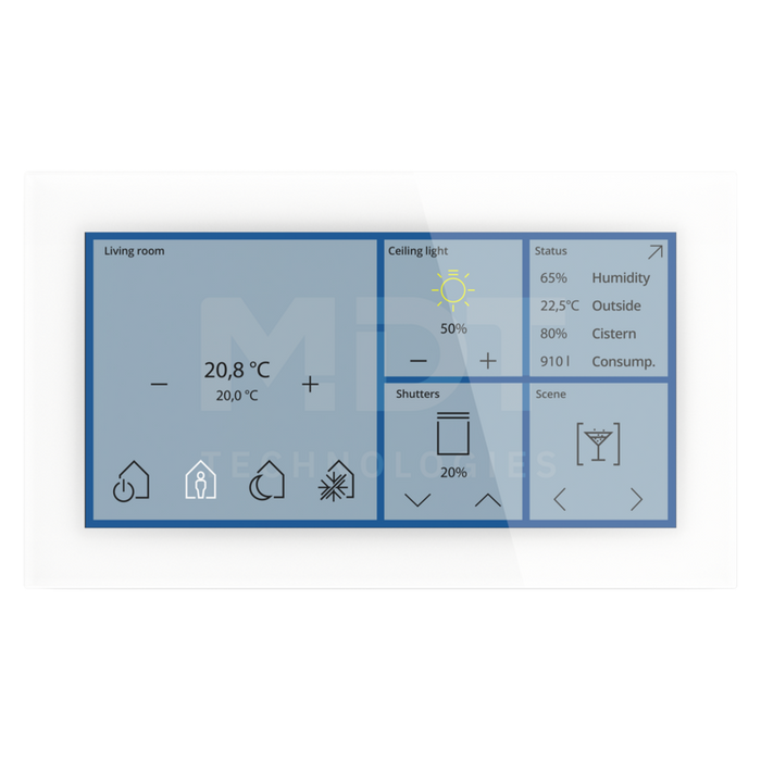 BE-GTSP6TW.01S Glass Touch Smart Plus 6"