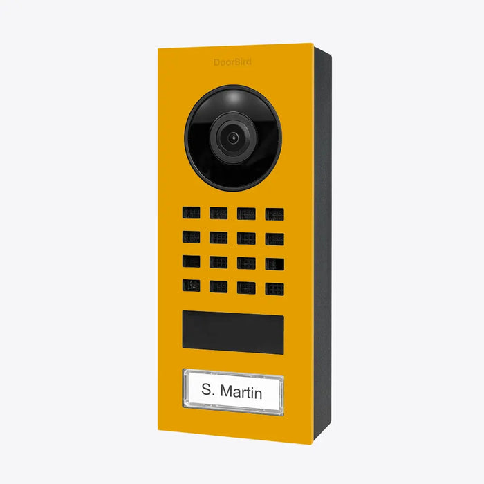 Interphone vidéo IP D1101V - montage en saillie, 1 bouton, Wi-Fi-26 versions