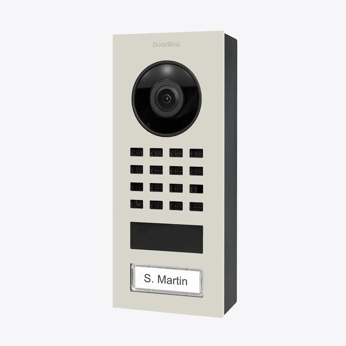 Interphone vidéo IP D1101V - montage en saillie, 1 bouton, Wi-Fi-26 versions