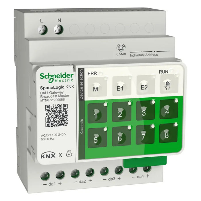 MTN6725-0005S Bramka DALI Broadcast 4x32 KNX Secure