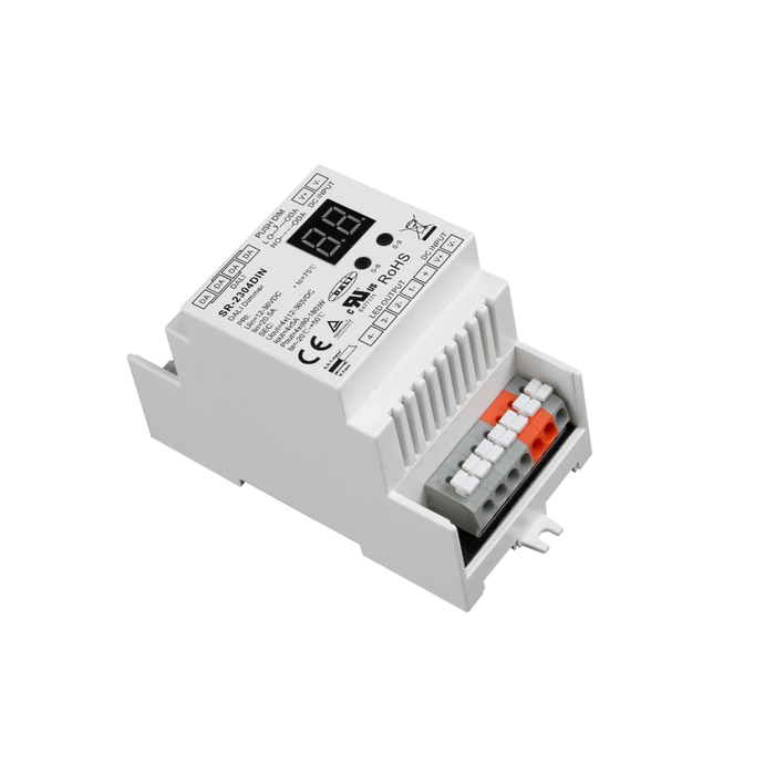 SR-2304DIN DALI 4-Kanal LED Dimmer CV 12–36 V DC 5A DT6