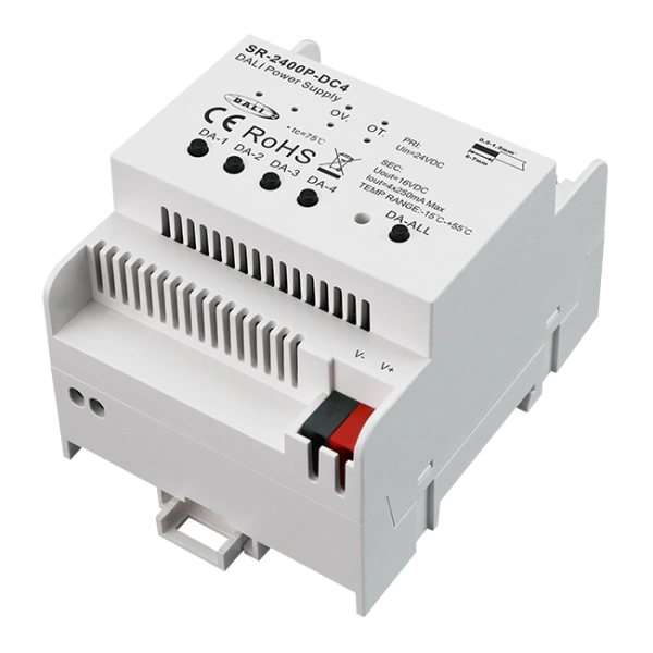 SR-2400P-DC4 Alimentation DALI 4 canaux 4 × 250 mA