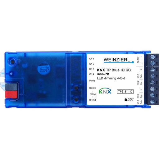 WEINZIERL LED Dimmer KNX TP BLUE IO 551 CC SECURE