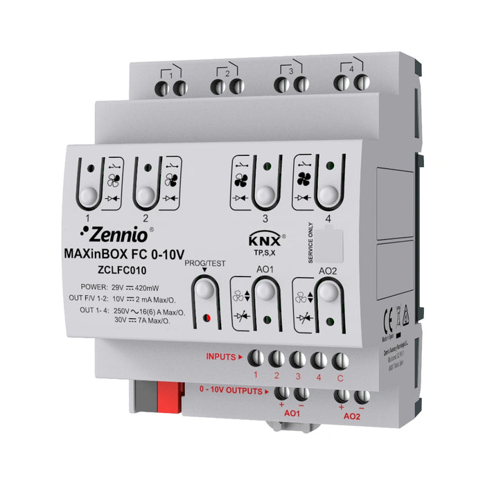 ZCLFC010 Fan coil controller - MAXinBOX FC 0-10V