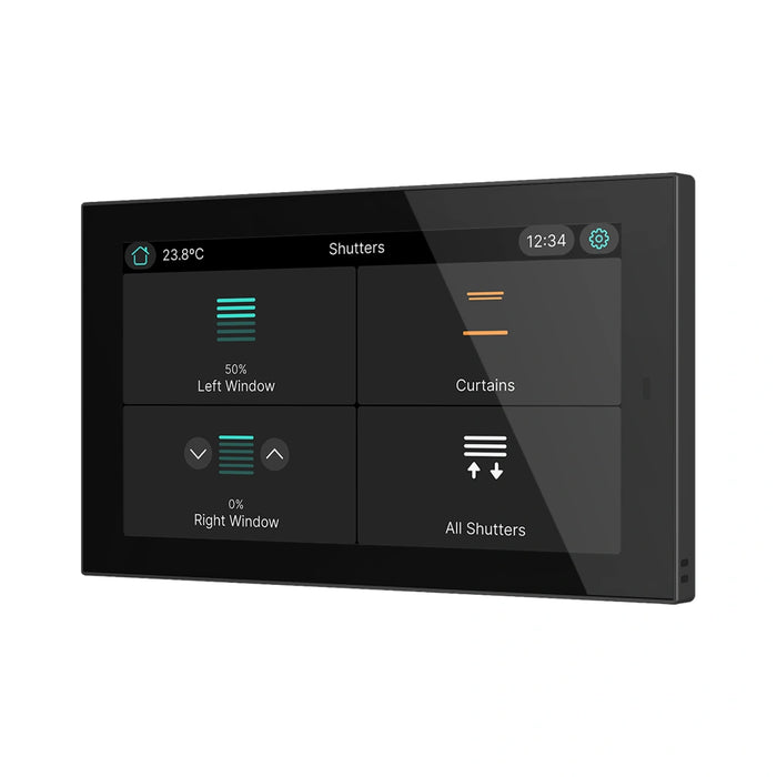 CX50 Farebný kapacitný dotykový panel KNX s 5" displejom