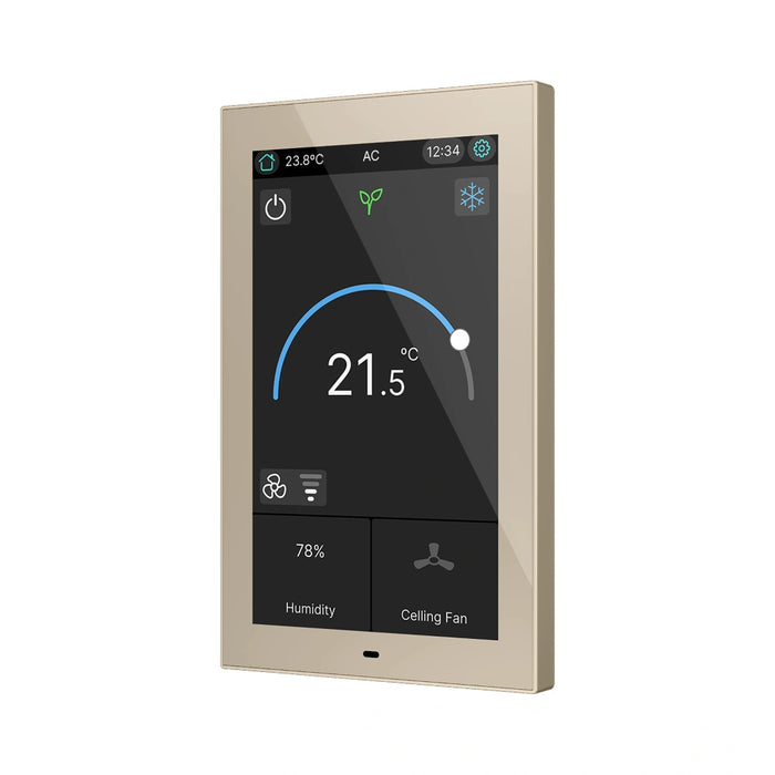 CX50 Farebný kapacitný dotykový panel KNX s 5" displejom