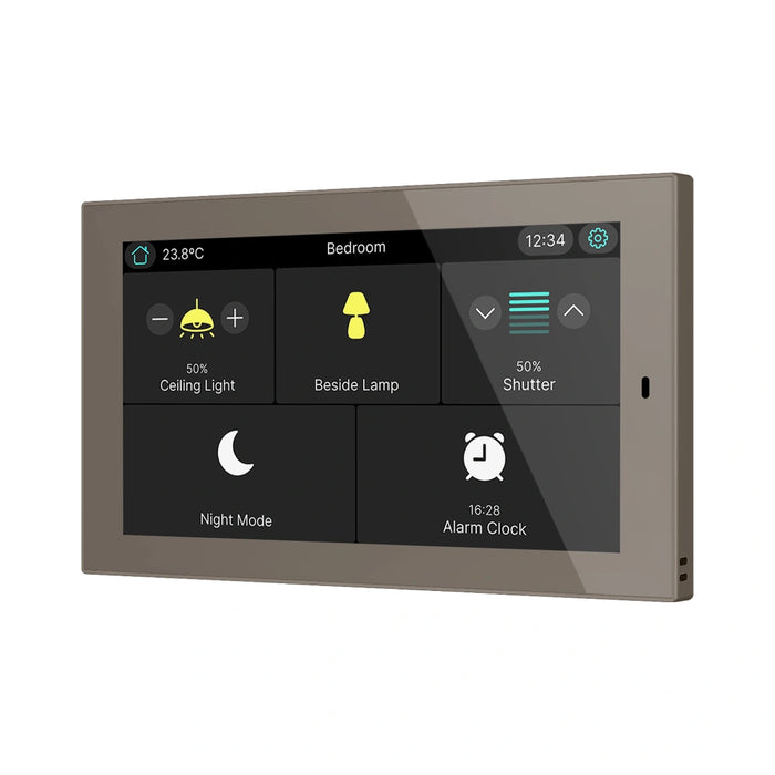 CX50 Farebný kapacitný dotykový panel KNX s 5" displejom