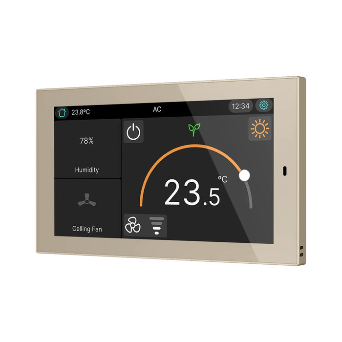 CX50 Farebný kapacitný dotykový panel KNX s 5" displejom