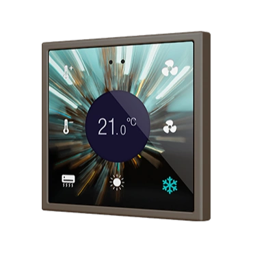 ZVIFR70D KNX Regulator temperatury pokojowej Płaski wyświetlacz RGB 70