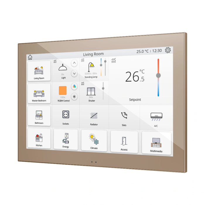 Z100 Color capacitive KNX touch panel with 10" display