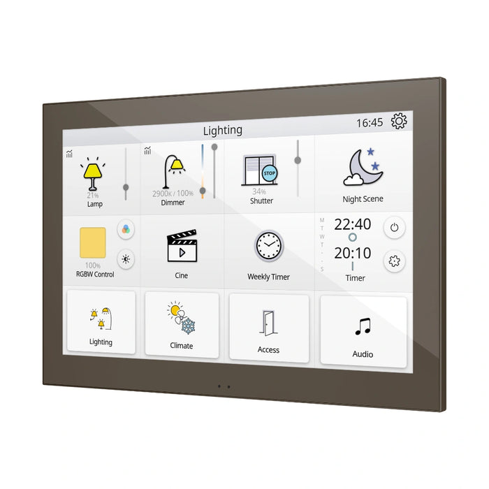 Z100 Color capacitive KNX touch panel with 10" display