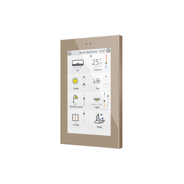 Kolorowy pojemnościowy panel dotykowy Z50 KNX z 5-calowym wyświetlaczem