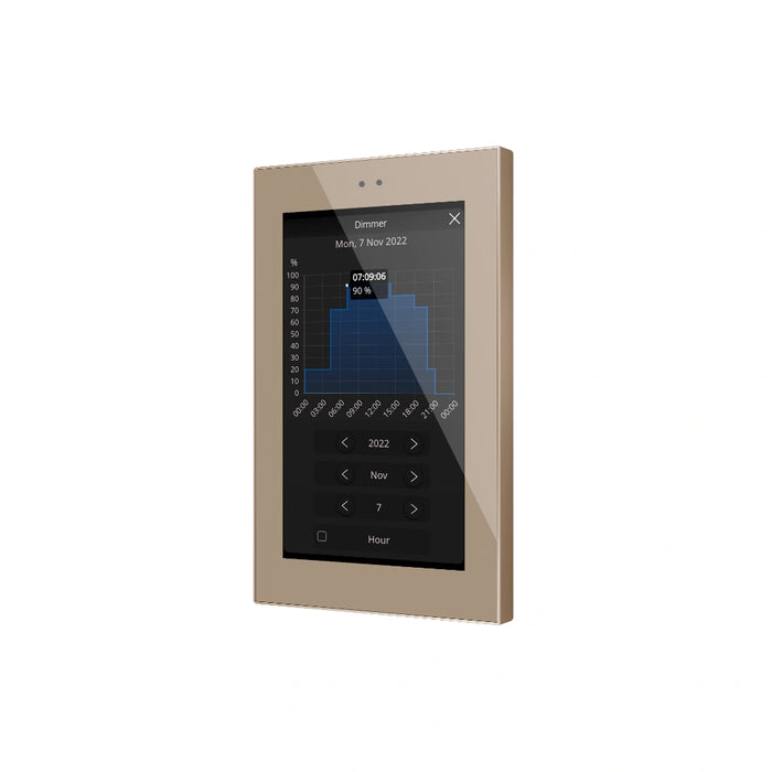 Kolorowy pojemnościowy panel dotykowy Z50 KNX z 5-calowym wyświetlaczem