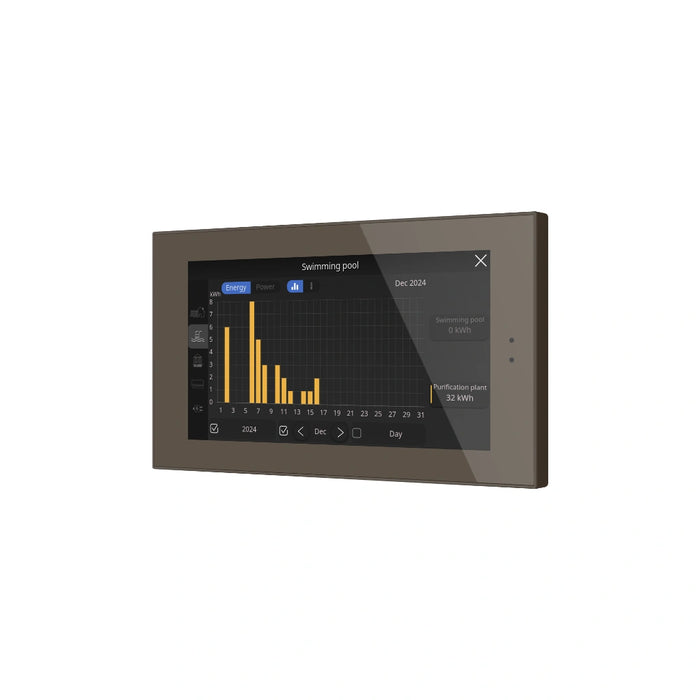 Kolorowy pojemnościowy panel dotykowy Z50 KNX z 5-calowym wyświetlaczem