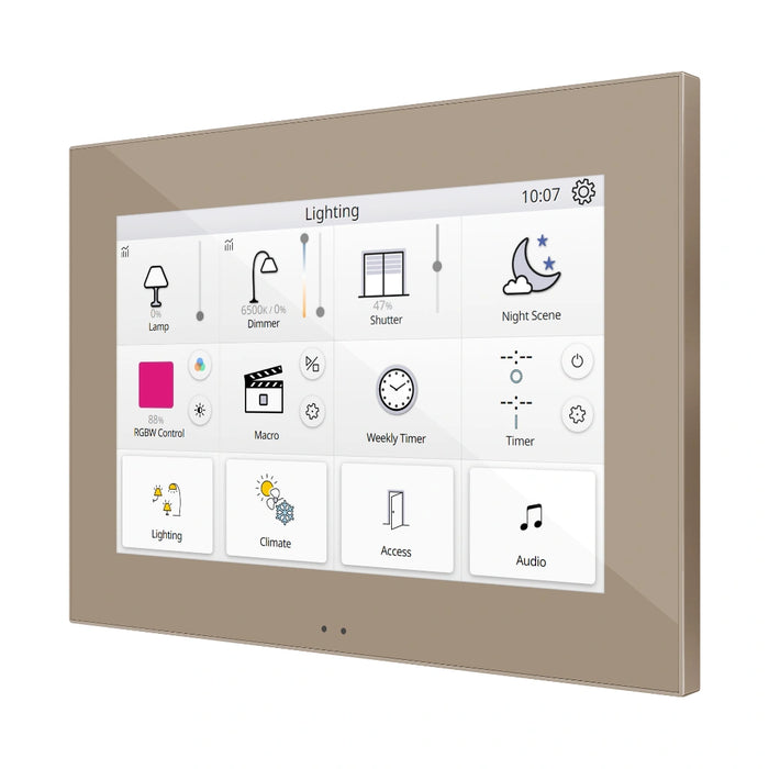 Z70 v2 Kolorowy pojemnościowy panel dotykowy KNX z 7-calowym wyświetlaczem