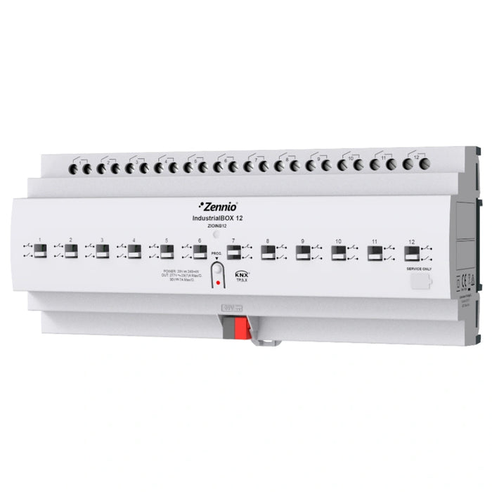 ZIOINB12 IndustrialBOX 12 - KNX Secure, 12x/20A