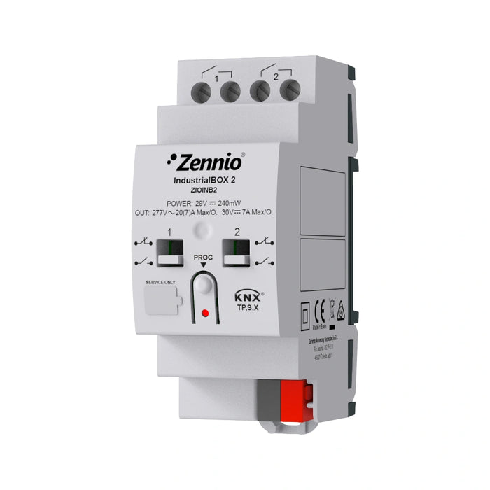 ZIOINB2 IndustrialBOX 2 - KNX Secure, 2x/20A