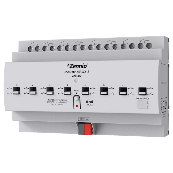 ZIOINB8 IndustrialBOX 8 - KNX Secure, 8x/20A