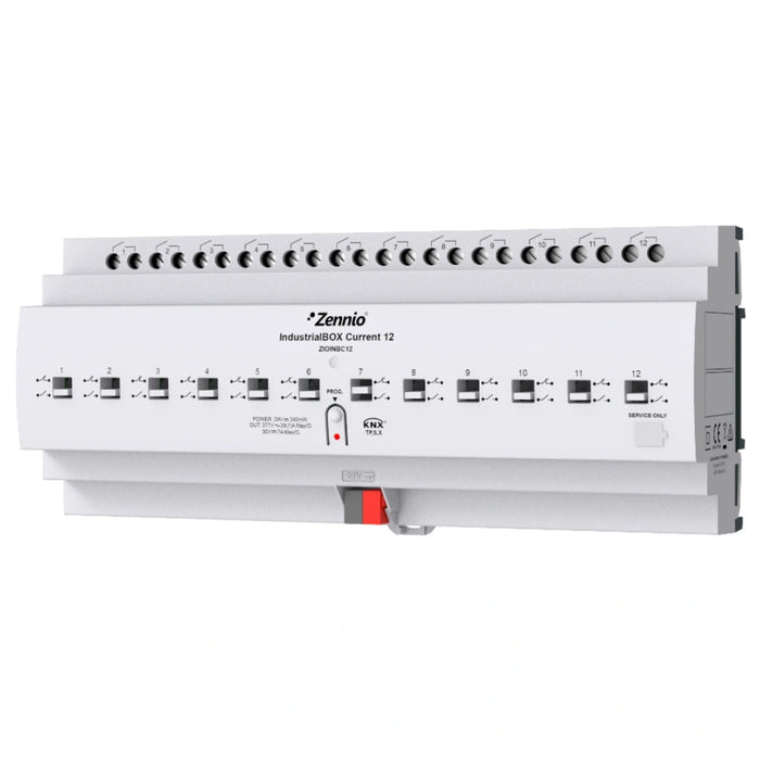 ZIOINBC12 IndustrialBOX Current 12 - KNX Secure, 12x/20A