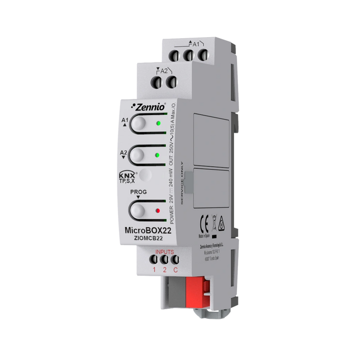 ZIOMCB22 MicroBOX 22 - 2x/10A KNX Secure