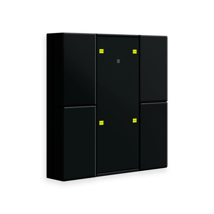 RF-TA55Axxx.01 Przycisk KNX RF+ 2/4/6/8-gang, czarny mat - 2x/10A