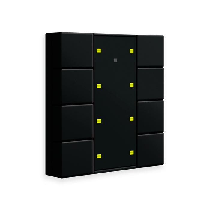 RF-TA55Axxx.01 Przycisk KNX RF+ 2/4/6/8-gang, czarny mat - 2x/10A
