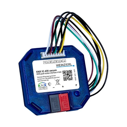 KNX IO 430 secure 4-kanálové tlačidlové rozhranie