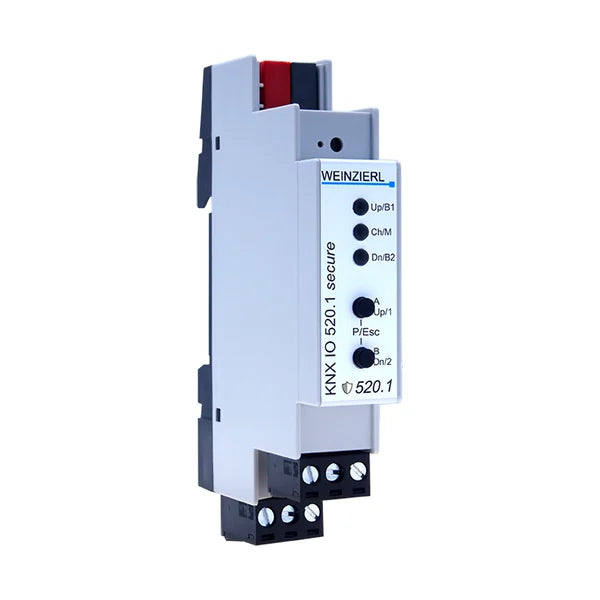 KNX IO 520.1 secure – žalúziový modul 1 výstup / 2 vstupy – 5515