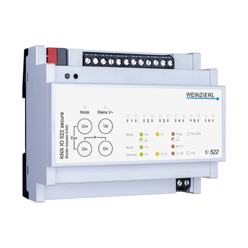 KNX IO 522 secure – 6-kanálový žalúziový modul – 5496