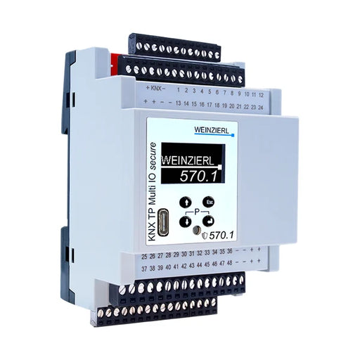 KNX TP Multi IO 570.1 secure – 48 konfigurovateľných I/O – 5543