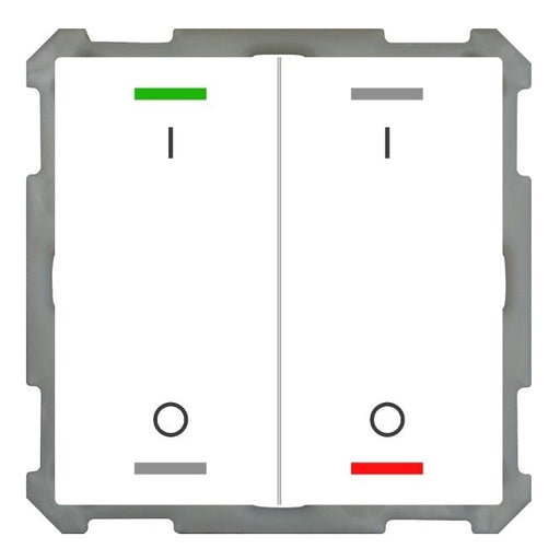 MDT BE-TAL63T2.B1 KNX Tlačidlo Light 63, 2-násobné, RGBW, spínanie