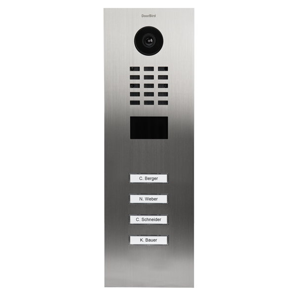 IP Video door station D2104V, 4 buttons - 6 versions