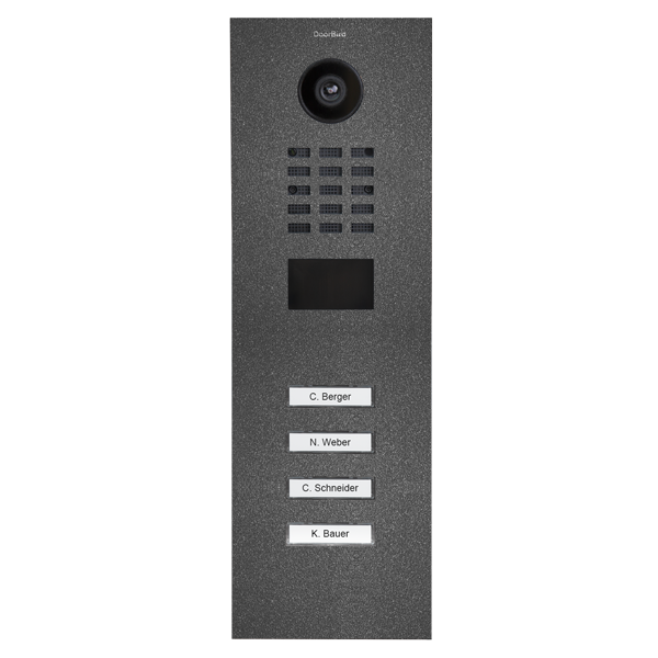 IP Video dverová stanica D2104V, 4 tlačidlá - 6 prevedení