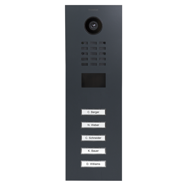 IP Video dverová stanica D2105V, 5 tlačidiel - 6 prevedení