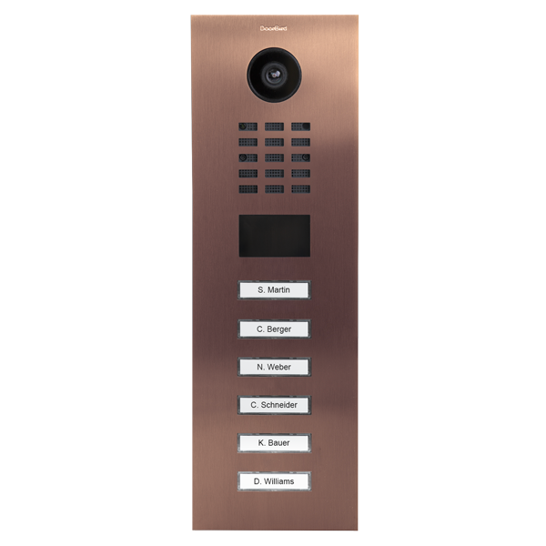 Video door station D2106V, 6 buttons - 6 versions