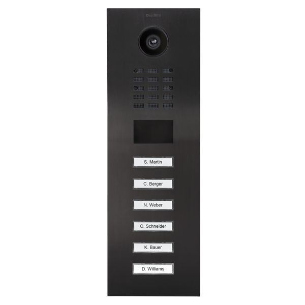 Video door station D2106V, 6 buttons - 6 versions