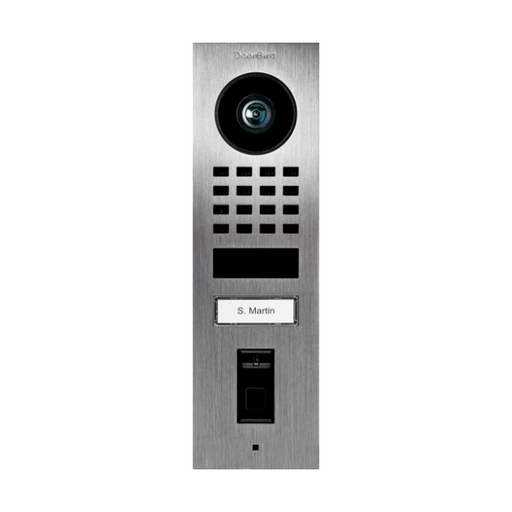 DoorBird IP Video dverová stanica D1101FV - povrchová, čítačka odtlačkov prstov, 1 tlačidlo