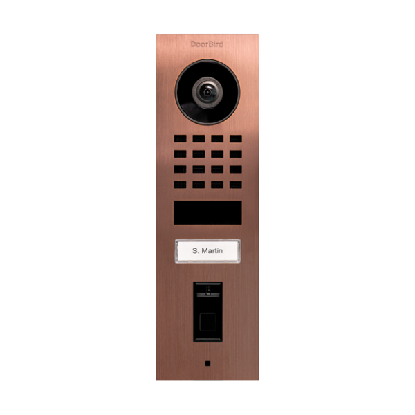 DoorBird DoorBird IP Video dverová stanica D1101FV - povrchová montáž, čítačka odtlačkov prstov