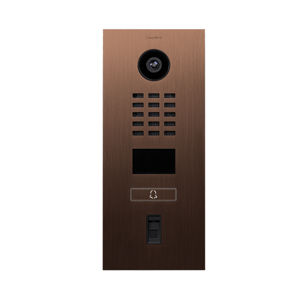 Video door station D2101FV, 1 button, fingerprint reader - 6 designs